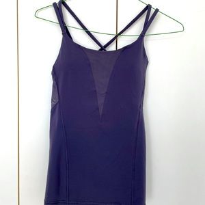 Purple Lululemon Fitted Sheer Tank Size 6